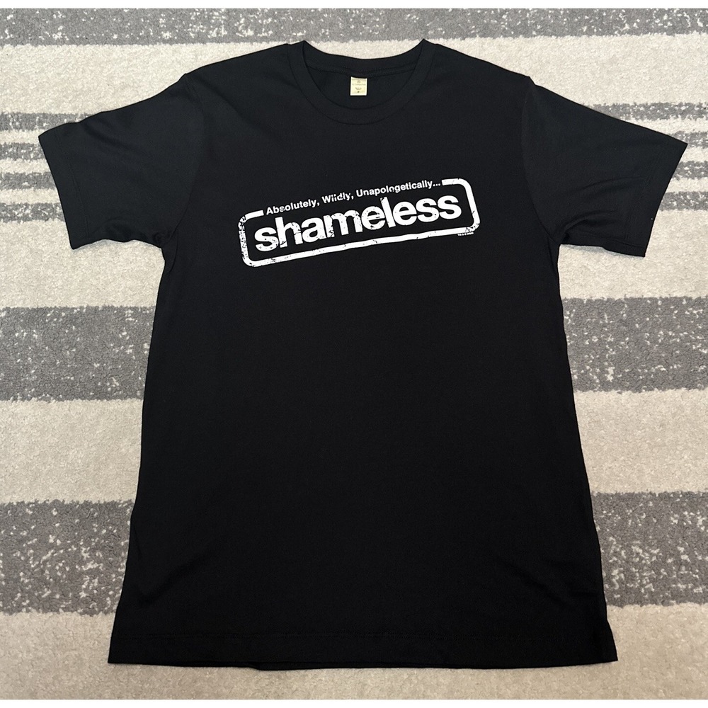 Shameless Showtime promo Cast & Crew T-shirt 100% cotton Made In Egypt Black S